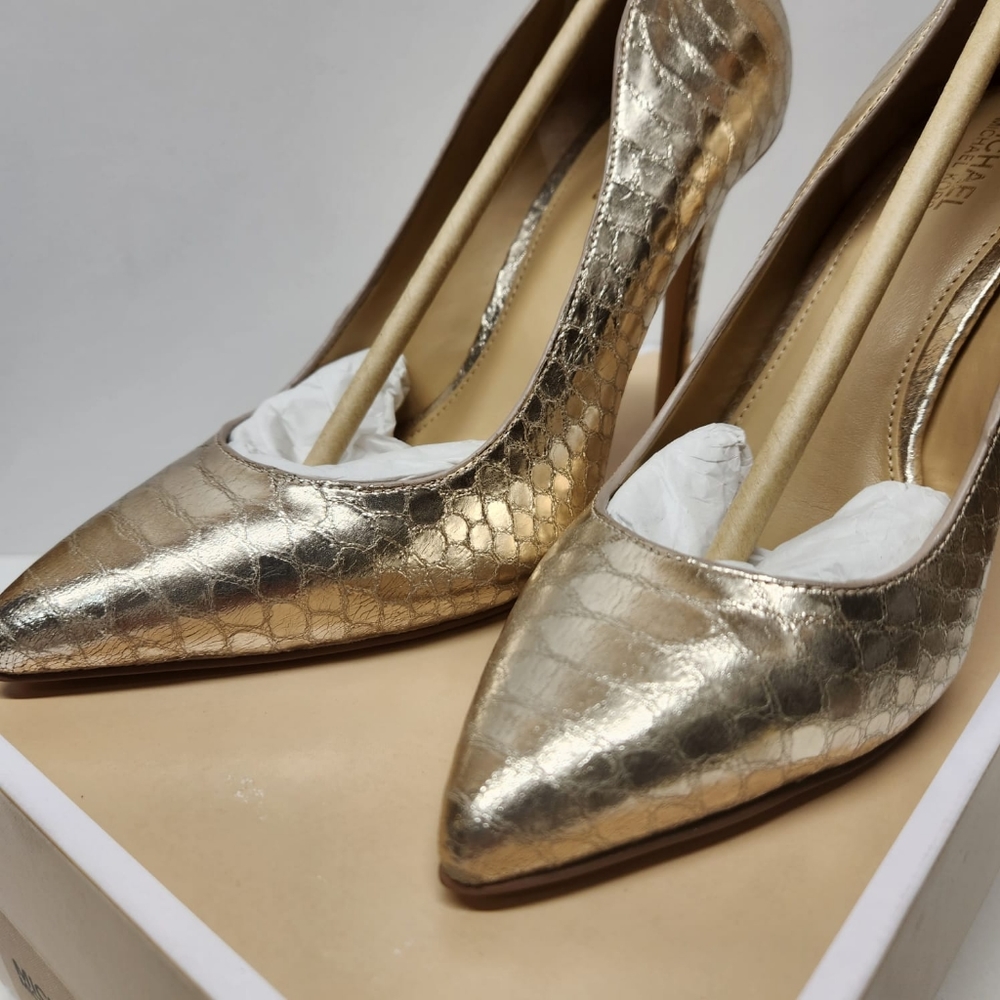 Michael kors Arianna pump Metallic leather - Picture 4 of 9